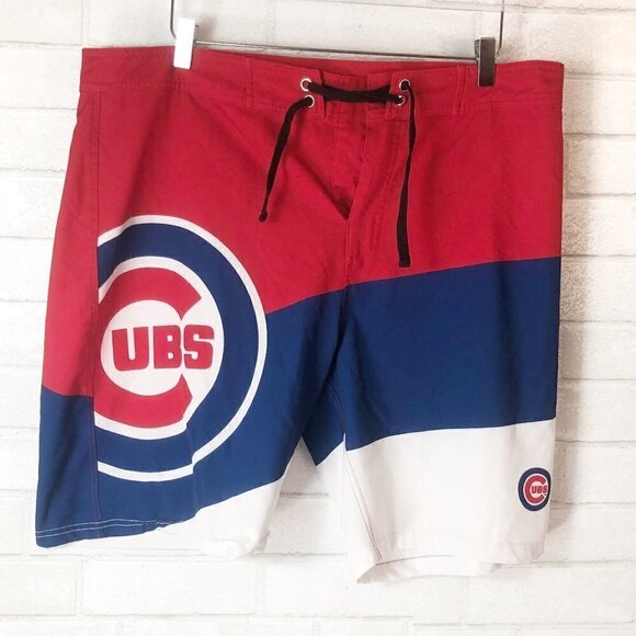 Chicago Cubs Color Dive Board Shorts Men's Size 36 - Picture 2 of 6